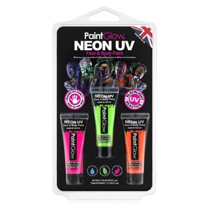 PGW Set UV Farieb na tvár a telo - neon PGO