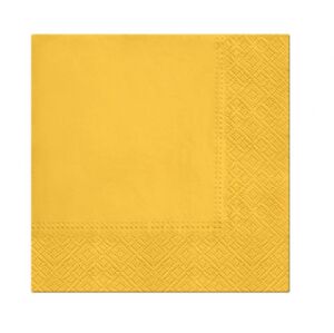 PAW Servítky - Žltá 33x33 cm