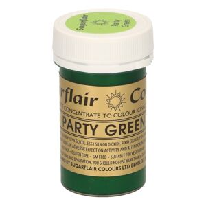 Sugarflair Colours Gelová farba Party Green - Zelená 25 g