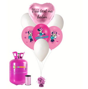 Personal Personalizovaný hélium párty set - Minnie 19 ks