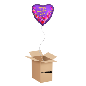 HeliumKing Balónový box - Happy Valentines Day Luxe