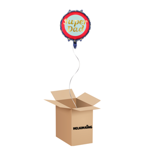 HeliumKing Balónový box - Super Dad 45 cm