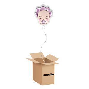 HeliumKing Balónový box - Baby Shower Dievčatko