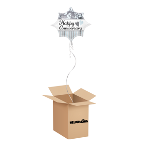 HeliumKing Balónový box -  Výročie Happy Anniversary