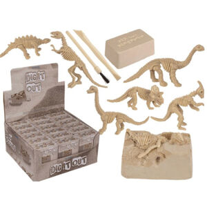 ARCHEOLOGICKÝ set Kostra dinosaura 4x8cm 1ks