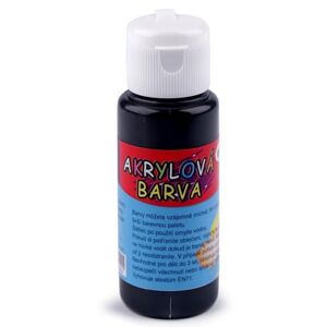 Akrylová farba 60 ml čierna 1 ks