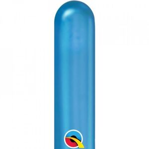 Balónik chrómový modelovací modrý 1 ks 152 x 5 cm