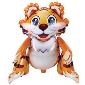 BALÓNIK fóliový 4D Tiger oranžový 55cm