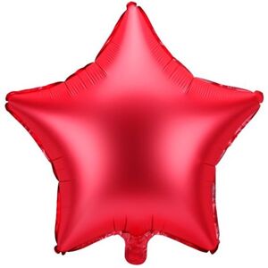 Balónik fóliový Hviezda červená 48cm