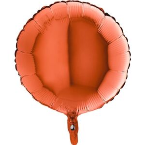 BALÓNIK fóliový kruh oranžový