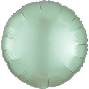 Balónik latexový Kruh saténový Mint green 43 cm