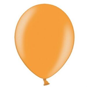 BALÓNIK latexový metalický 27cm oranžový 100ks