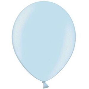 BALÓNIK latexový metalický 30cm baby blue 1ks