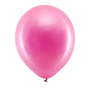 Balóniky dekoračné metalické 30 cm Rainbow magenta 100 ks