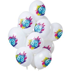 Balóniky latexové 65 rokov 12 ks