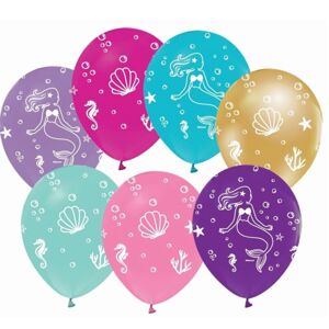 Balóniky latexové Podmorský svet mix farieb 30 cm 5 ks
