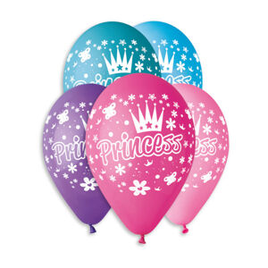 Balóniky latexové Princess 30 cm 5 ks