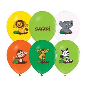 BALÓNIKY latexové Safari 5ks