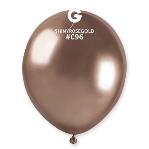 BALÓNIKY latexové dekoračné chrómové Rose Gold 13cm 100ks