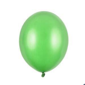 Balóniky latexové metalické svetlo zelené 12 cm 100 ks