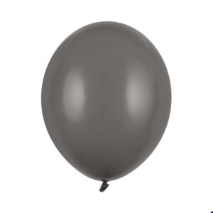 Balóniky latexové pastelové šedé 12 cm 100 ks