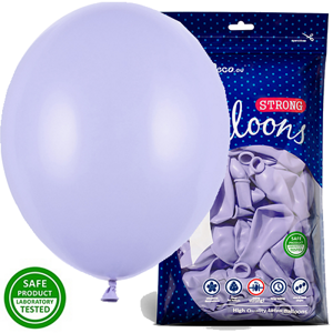 Balóniky latexové pastelové svetlá lila 27 cm 100 ks