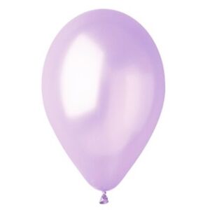 Balóniky metalické lila 30 cm, 100 ks