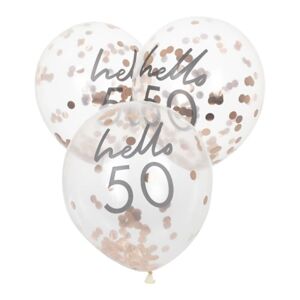 Balóniky s konfetami Hello 50