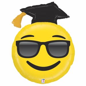 BALÓNIK fóliový emotikony GRADUATION 74 cm