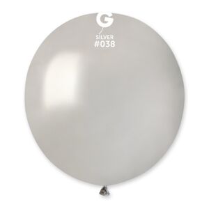 Balón strieborný 48 cm