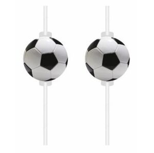 Slamky papierové Futbal 4 ks