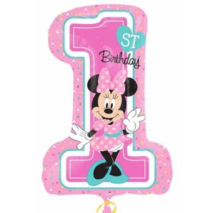 Balónik fóliový 1. narodeniny s Minnie