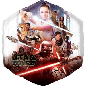 Balónik fóliový Star Wars šesťuholník 58x55 cm