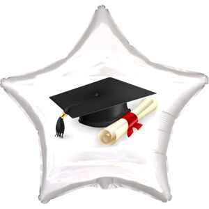 Balónik fóliový hviezda Gratulácia k promócii 42 cm