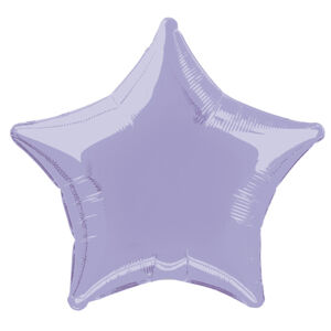 Balónik fóliový hviezda Lavender