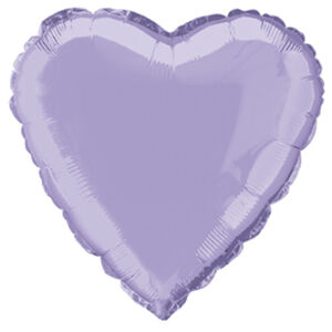 Balónik fóliový srdce lila