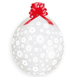 Balónik na balenie darčekov Kvety 45 cm 1ks