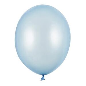 Balóniky latexové metalické Baby blue 23 cm 1 ks