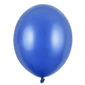 Balóniky latexové metalické tmavo modré 23 cm 1 ks