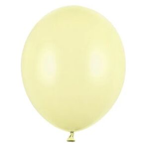 Balóniky latexové pastelové svetlo žlté 23cm 1ks