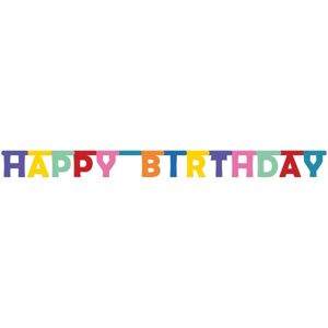 Banner "Happy birthday" Color Pop 1.6 m