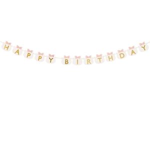 Banner "Happy birthday", papierový, Mačka 2,8 m
