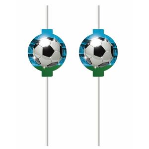 Slamky papierové Futbal 4 ks