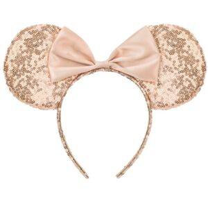 Čelenka flitrová, telová Minnie