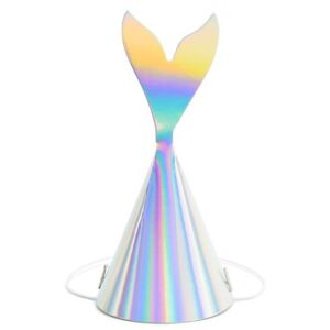ČIAPOČKY Morská panna dúhová 18cm, 6ks