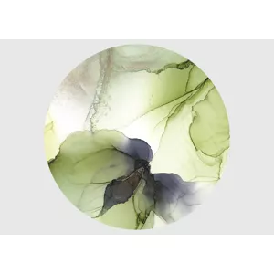 Samolepiaca vliesová fototapeta na stenu Abstraktná zeleň | 140 x 140 cm | CR 3341-010