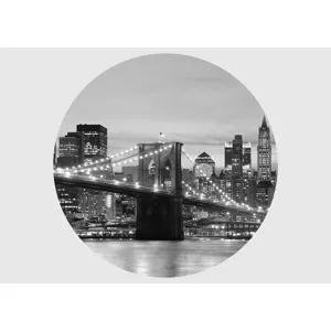 Samolepiaca vliesová fototapeta na stenu Výhľad na Brooklynský most | 70 x 70 cm | CR 3208