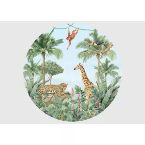 Samolepiaca vliesová fototapeta na stenu Tropická Fauna | 70 x 70 cm | CR 3227