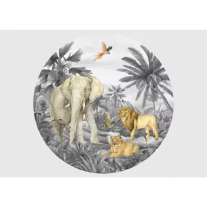 Samolepiaca vliesová fototapeta na stenu Zvieratá Divočiny | 70 x 70 cm | CR 3241-003