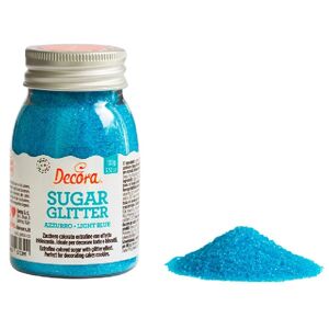 Cukrárske zdobenie Cukrový piesok svetlo modrý 100 g